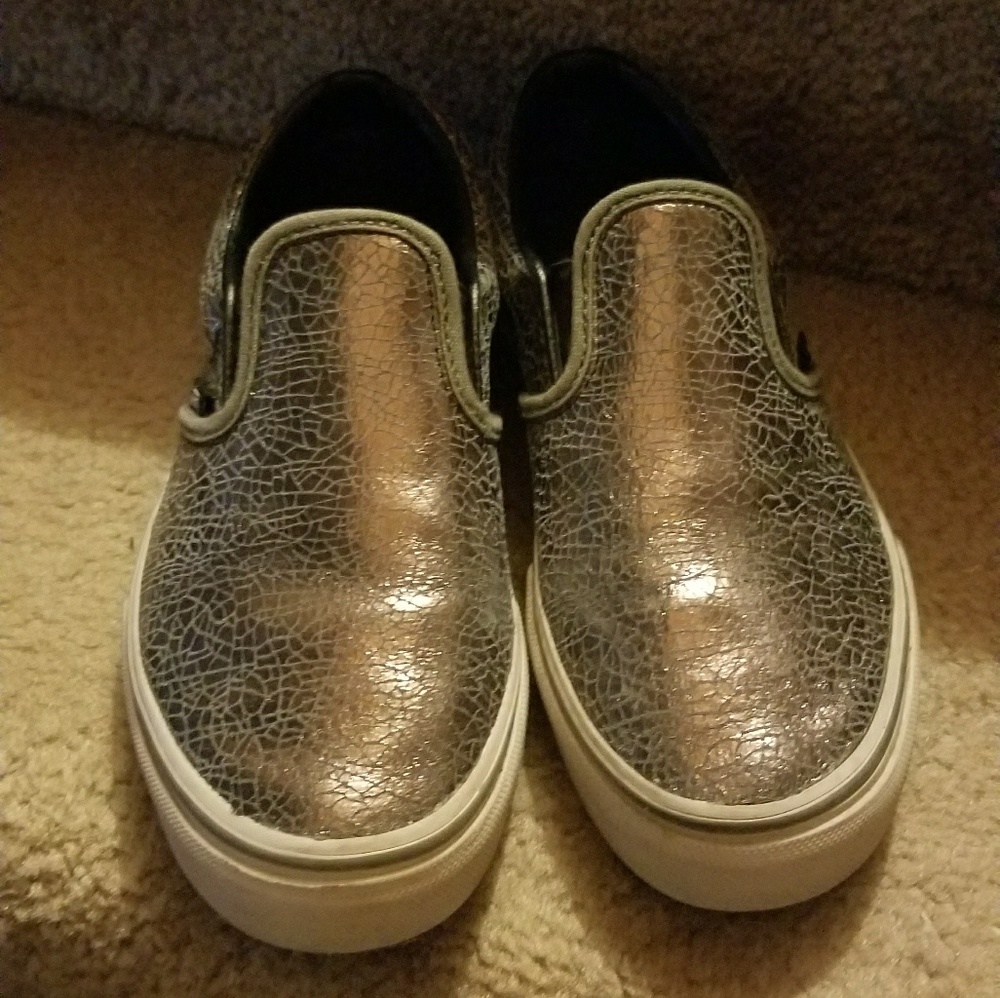Vans Great Condition Kids Slip On Tennis Shoes